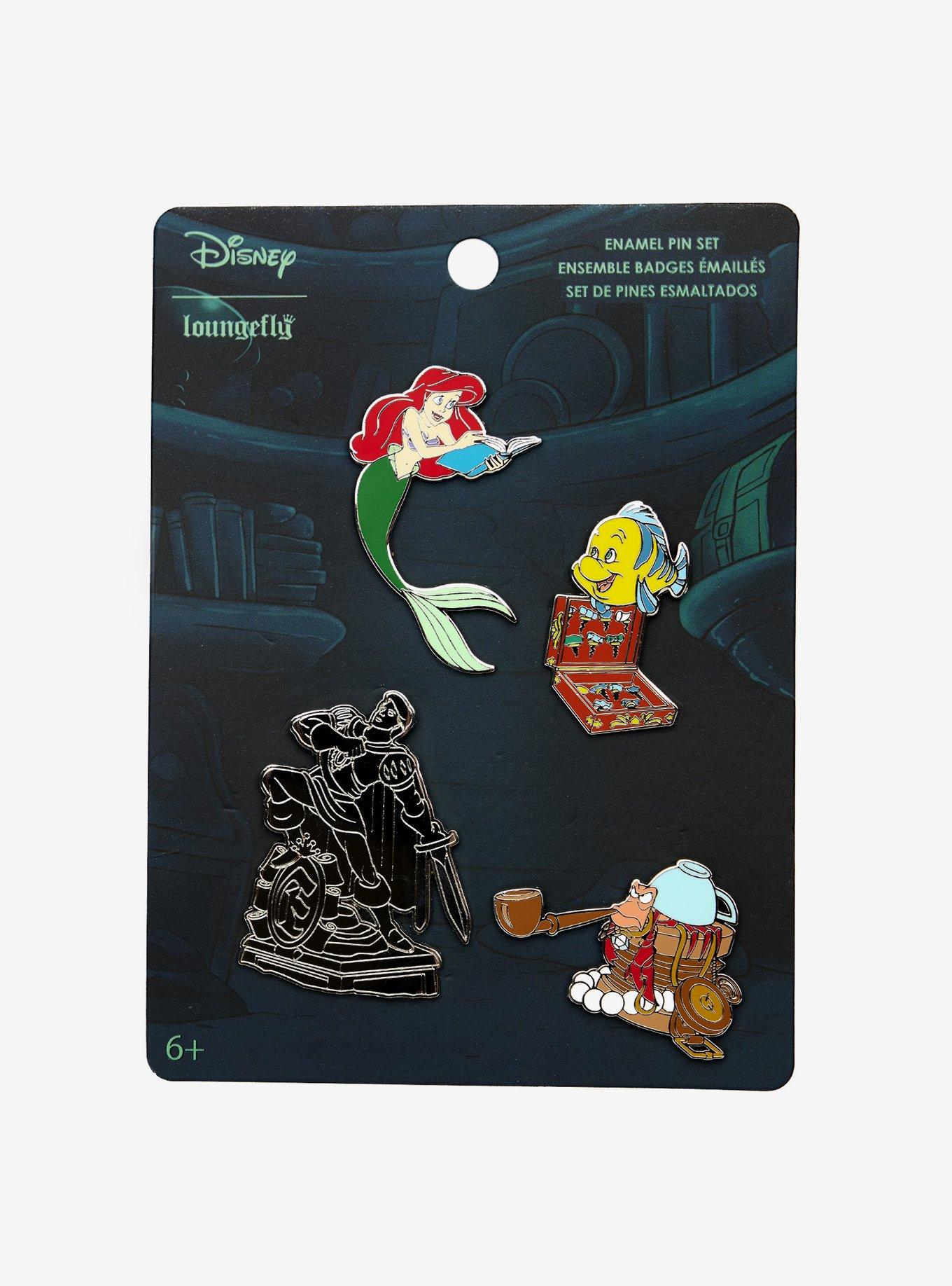 Loungefly Disney The Little Mermaid Pin Set, , alternate