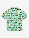 Our Universe A Goofy Movie Camping Scenes Woven Button-Up - BoxLunch Exclusive, MINT, alternate