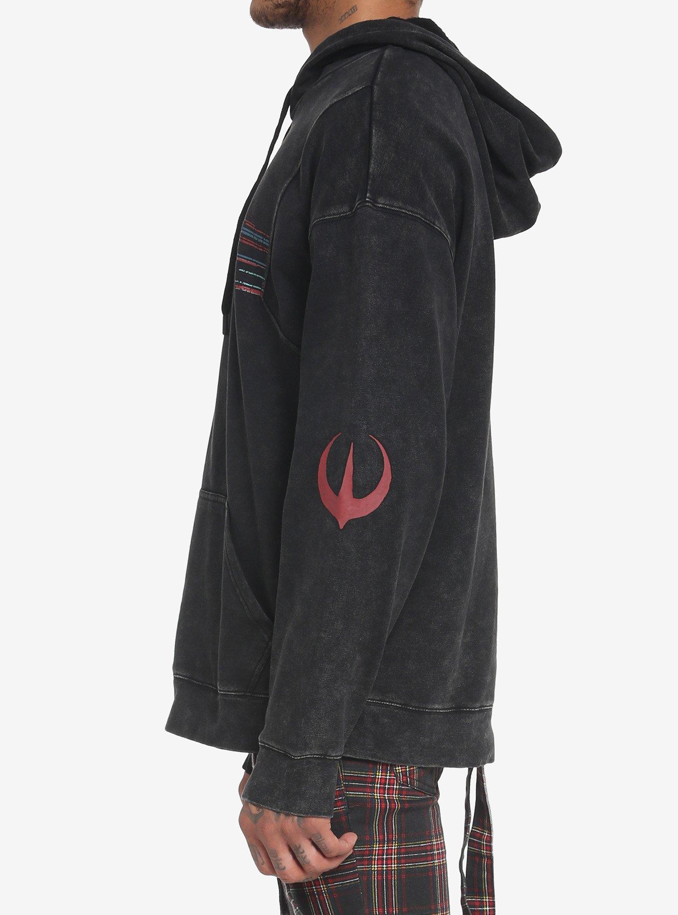 Our Universe Star Wars Andor Mineral Wash Hoodie, BLACK, alternate