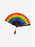 Rainbow Tassel Fan, , alternate