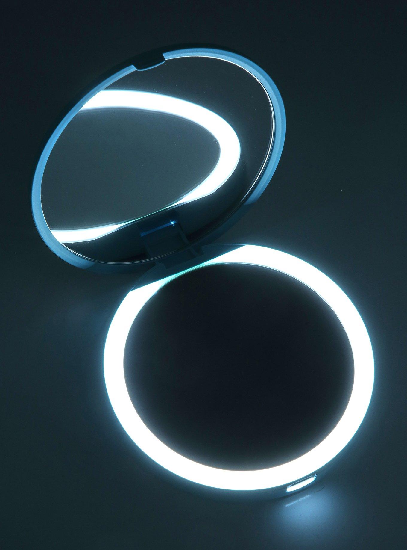 Disney Cinderella Crest LED Compact Mirror, , alternate