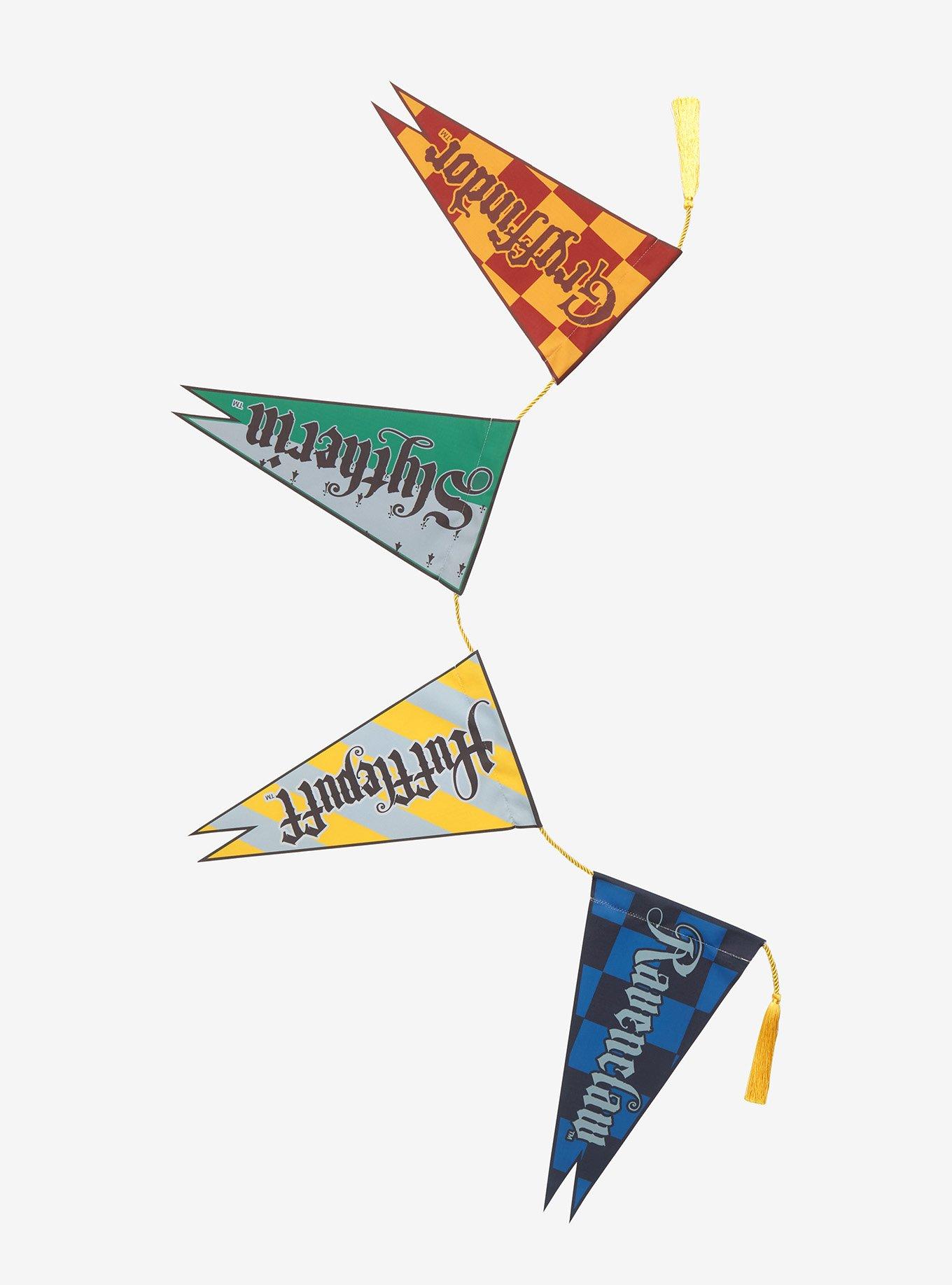 Harry Potter Hogwarts House Pennant Set , , alternate