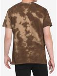 Brown Stitched Teddy Bear Tie-Dye T-Shirt, BROWN, alternate