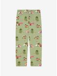 Studio Ghibli Castle in the Sky Characters Allover Print Sleep Pants - BoxLunch Exclusive, SAGE, alternate