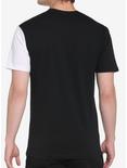 Black & White Patchwork T-Shirt, BLACK  WHITE, alternate