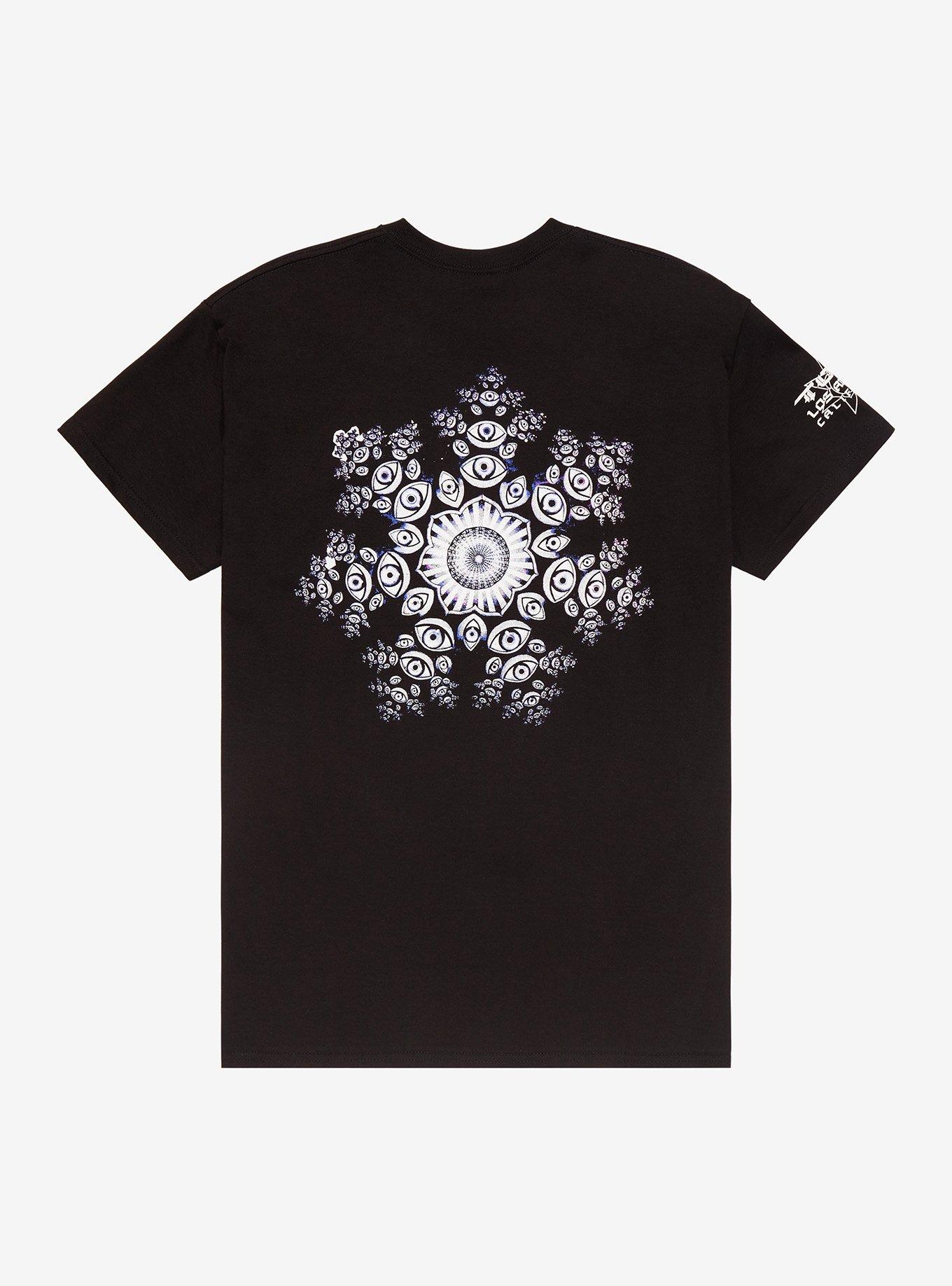 Tool Eye Mandala Boyfriend Fit Girls T-Shirt, BLACK, alternate