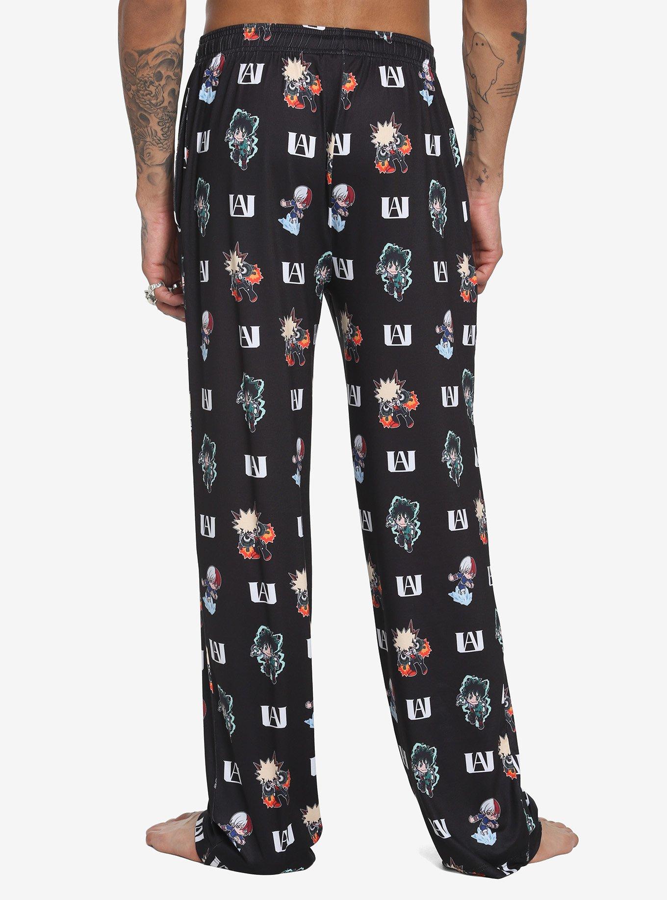 My Hero Academia Chibi Trio Pajama Pants, MULTI, alternate