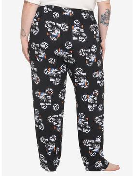 Dragon Ball Z Goku Allover Print Girls Pajama Pants Plus Size, , hi-res