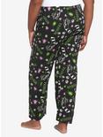 Beetlejuice Logos Pajama Pants Plus Size, MULTI, alternate