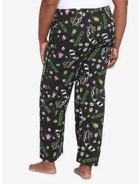 Beetlejuice Logos Pajama Pants Plus Size, , hi-res