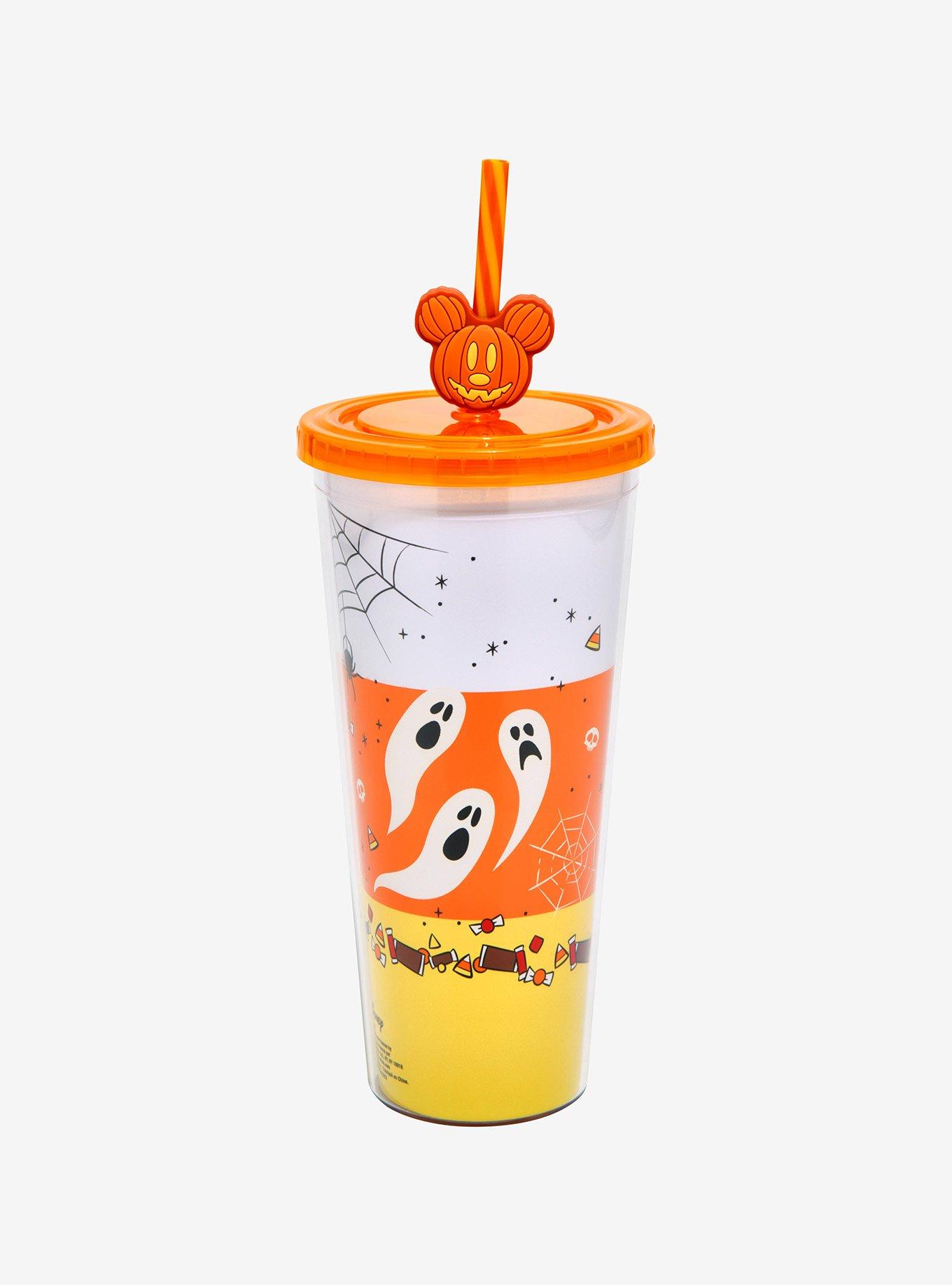 Disney Mickey Mouse Pumpkin Topper Acrylic Travel Cup, , alternate
