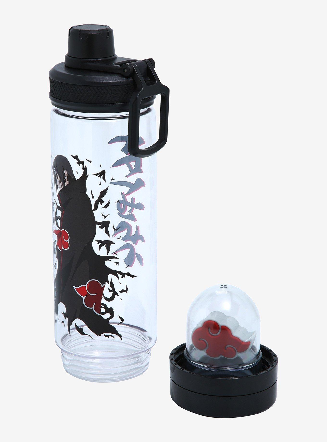 Naruto Akatsuki 24 oz. Square Silicone Sleeve Water Bottle