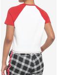 Her Universe Disney Lilo & Stitch Devil Raglan Baby T-Shirt, RED  WHITE, alternate