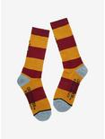 Harry Potter Gryffindor Rugby Stripe Crew Socks, , alternate