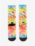 SpongeBob SquarePants Jellyfish Tie-Dye Crew Socks, , alternate