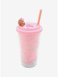 Pink Sprinkle Bear Acrylic Travel Cup, , alternate