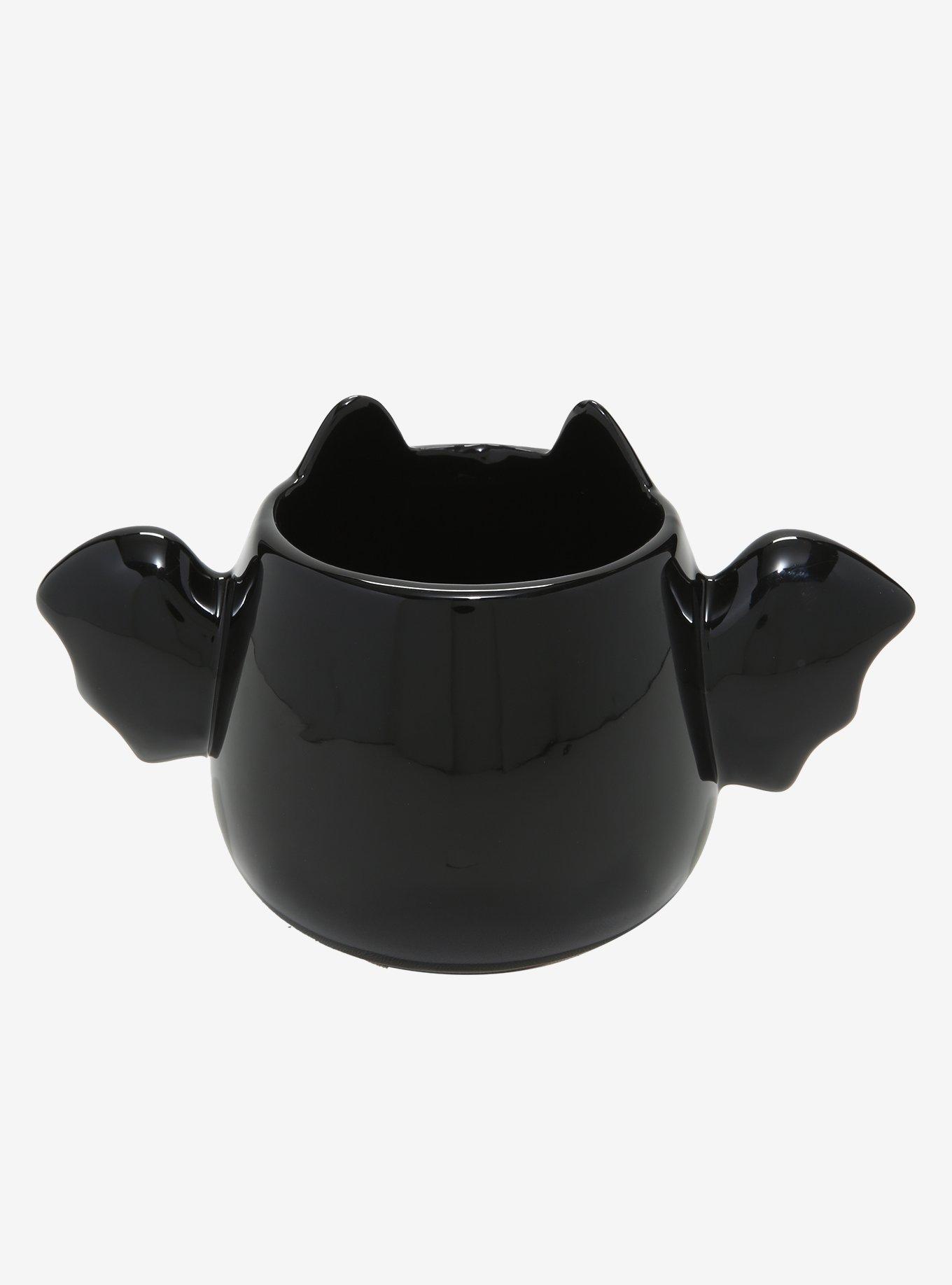 Cat Bat Wing Figural Mug, , alternate