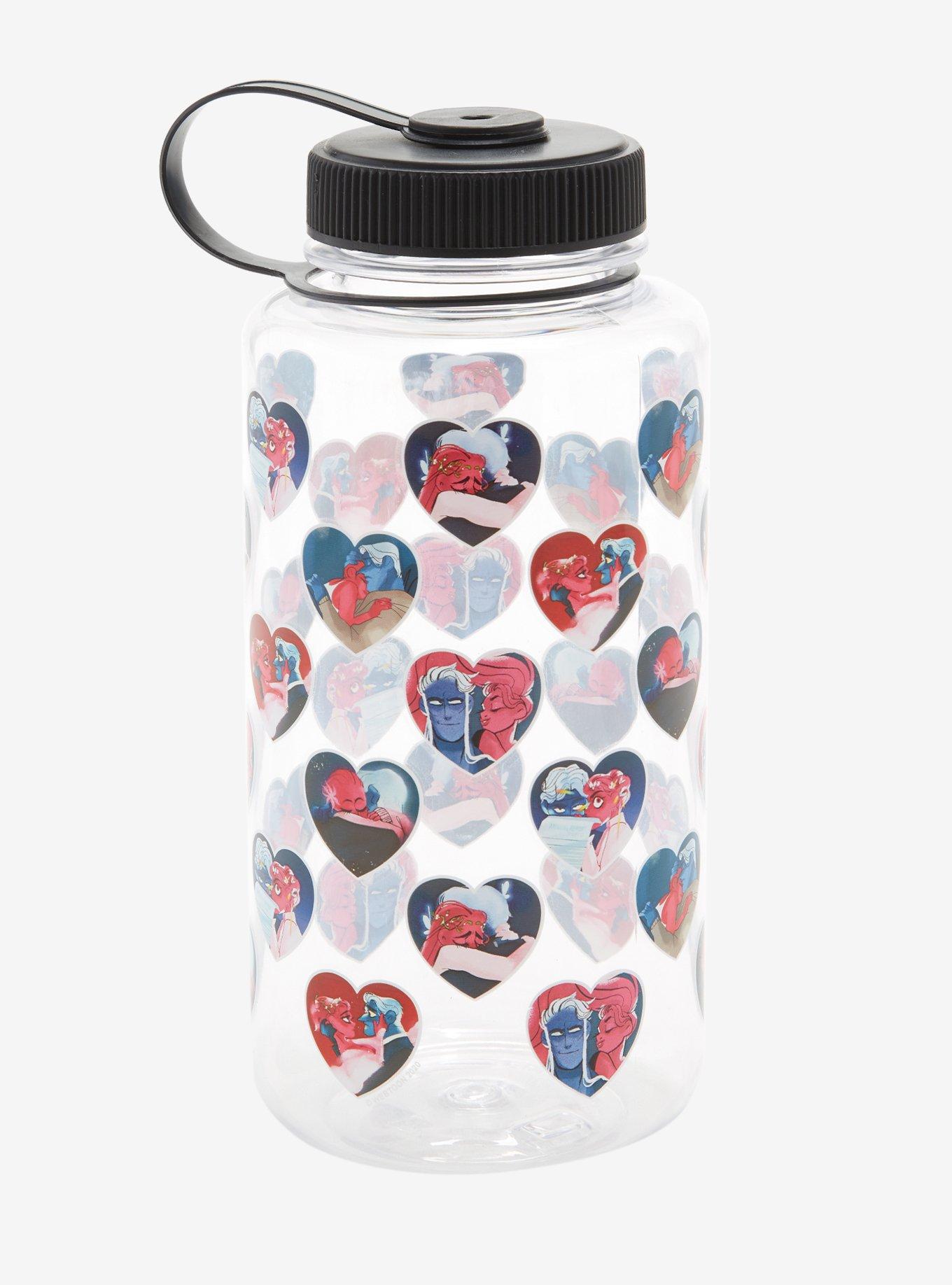 Lore Olympus Hades & Persephone Heart Water Bottle, , alternate