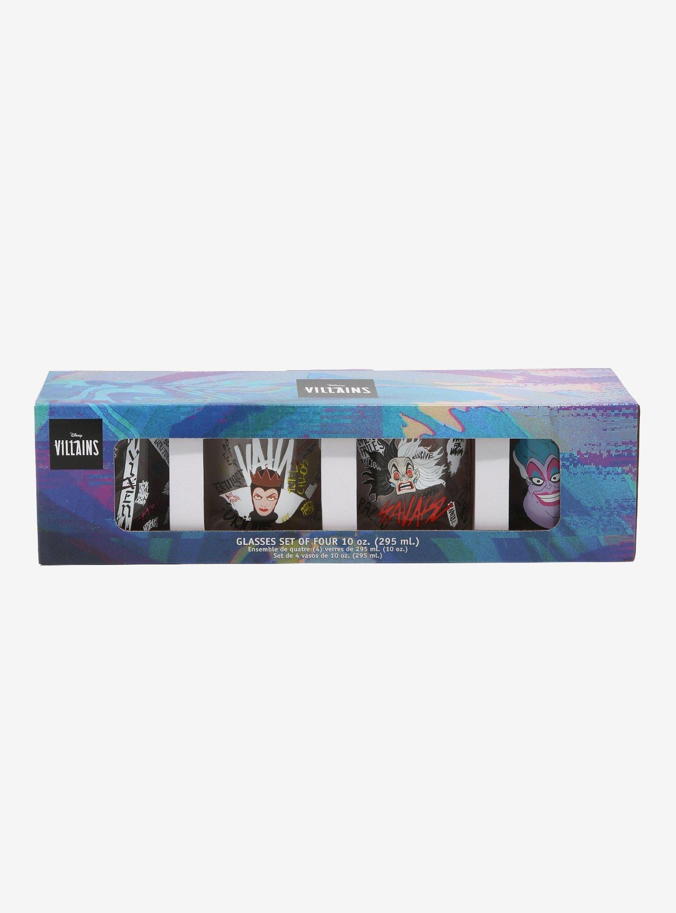 Disney Villains Glass Cup Set, , alternate