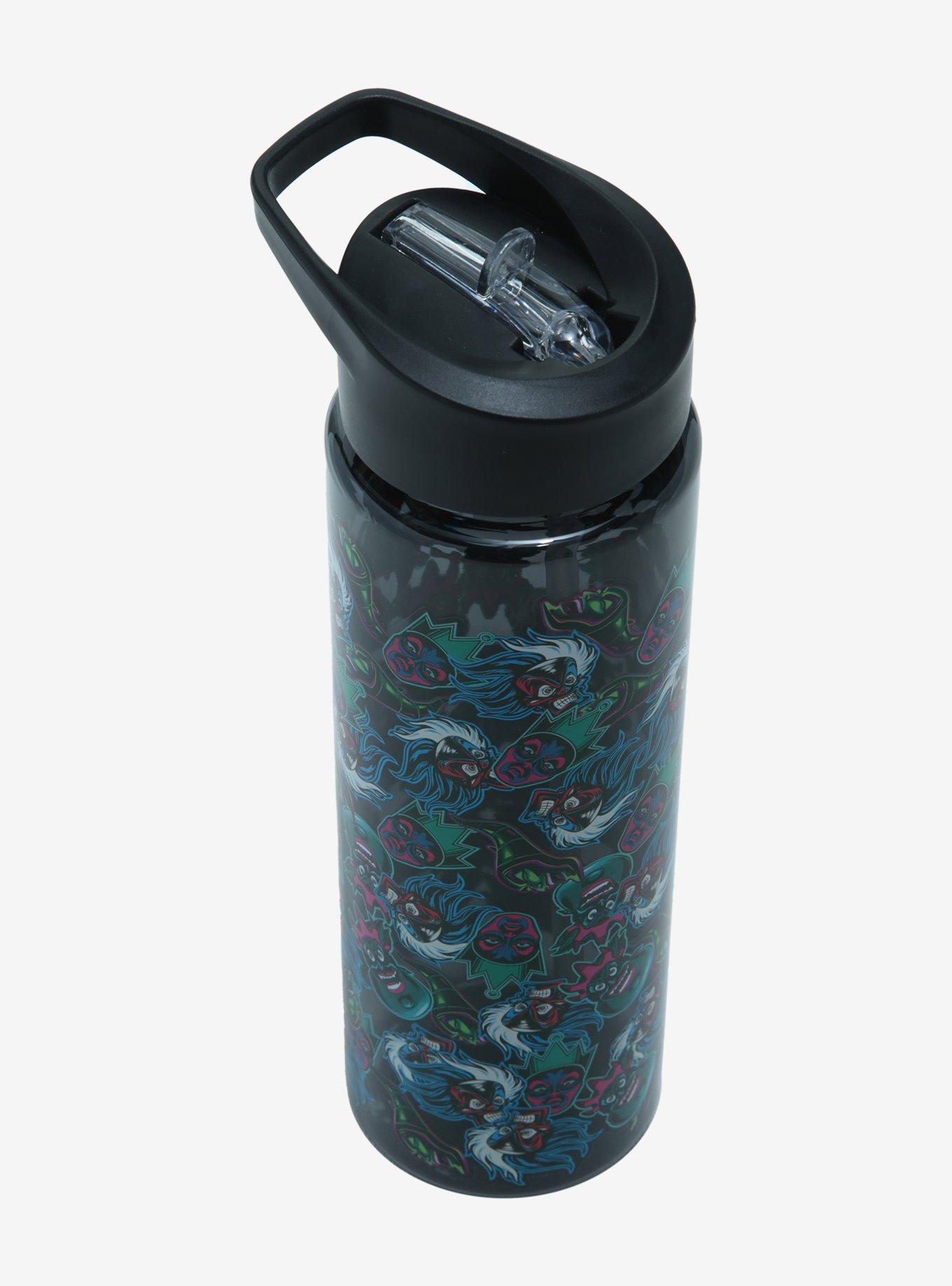 Disney Villains Faces Water Bottle, , alternate