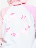 BT21 Cherry Blossom Color-Block Girls Hoodie Plus Size, MULTI, alternate