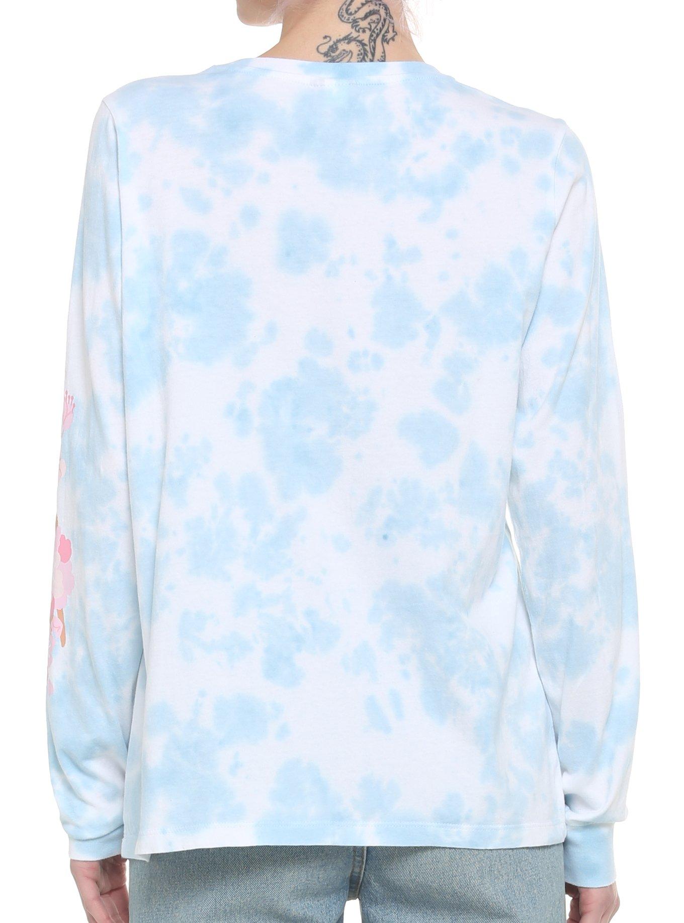 BT21 Cherry Blossom Tie-Dye Girls Long-Sleeve T-Shirt, MULTI, alternate