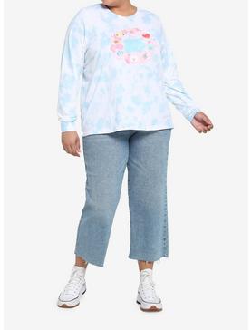 BT21 Cherry Blossom Tie-Dye Girls Long-Sleeve T-Shirt Plus Size, , hi-res