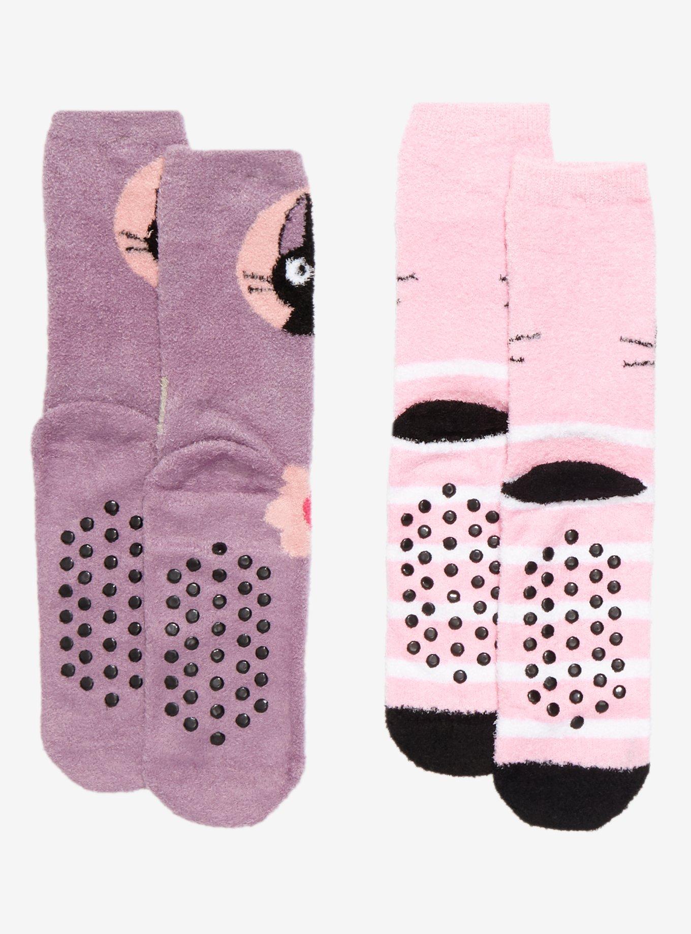 Studio Ghibli Kiki's Delivery Service Jiji Fuzzy Socks 2 Pair, , alternate