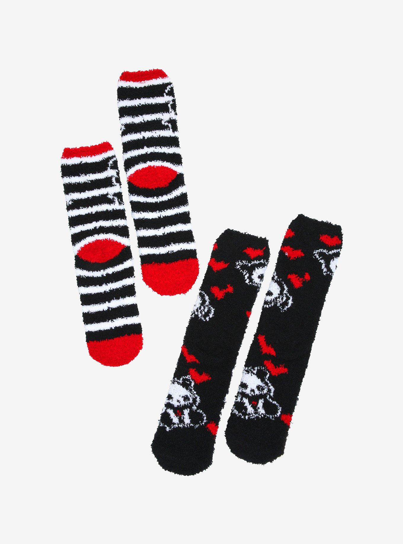 Skelanimals Fuzzy Socks 2 Pair, , hi-res