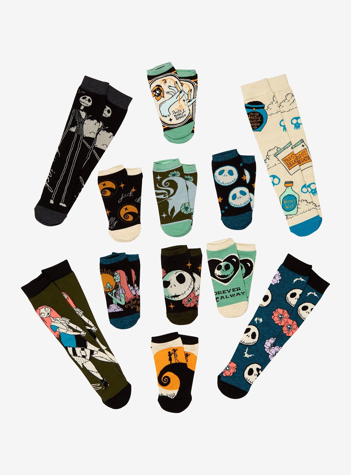 The Nightmare Before Christmas 12 Days Of Socks Gift Set, , alternate