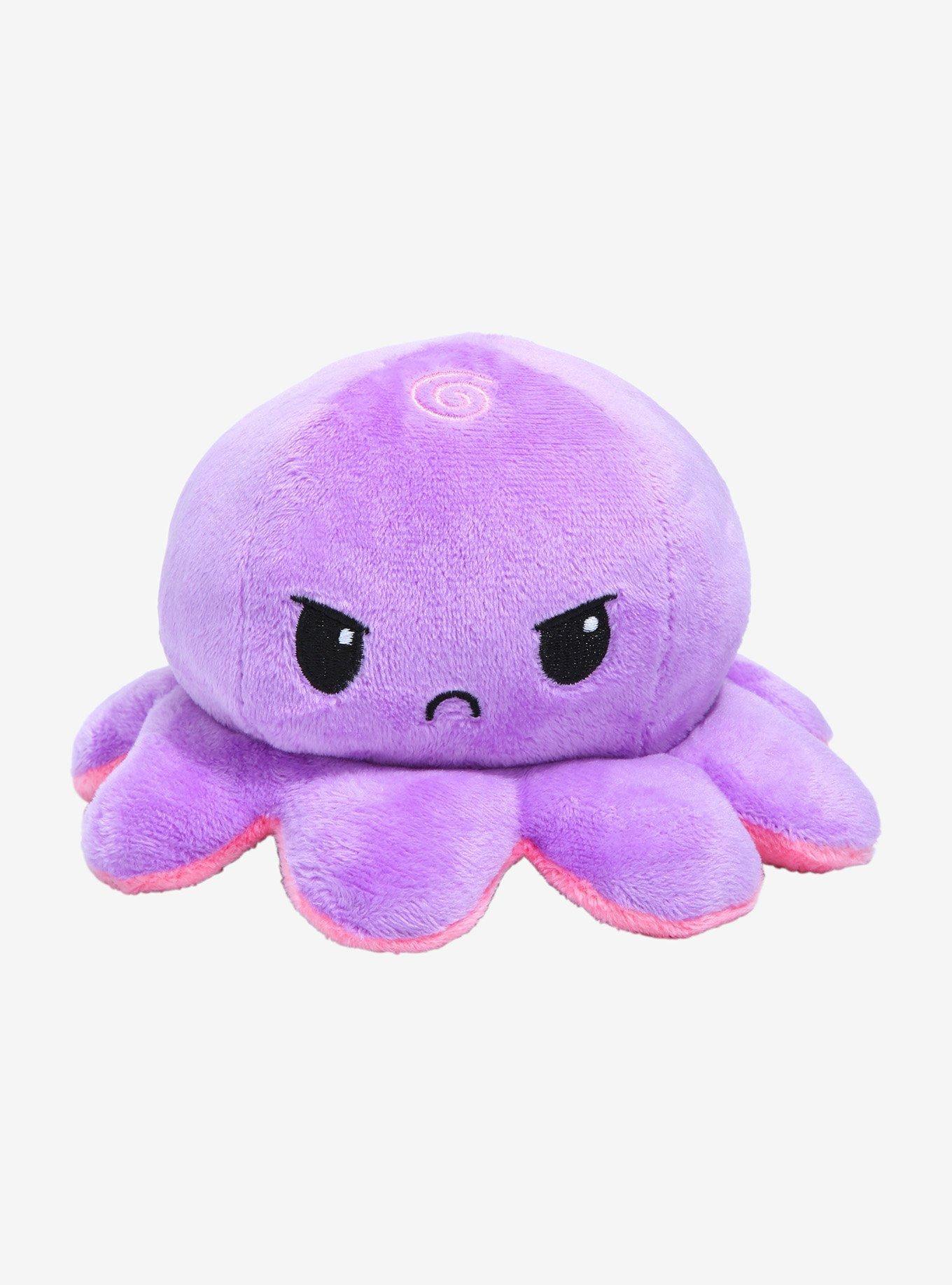 TeeTurtle Happy + Angry Reversible Mood 4 Inch Octopus Plush, , alternate