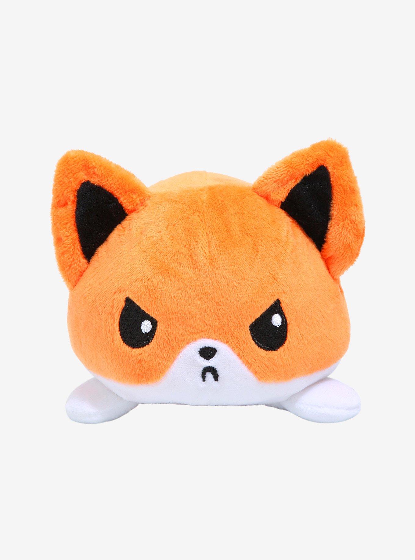 TeeTurtle Happy + Angry Reversible Mood 4 Inch Fox Plush, , alternate