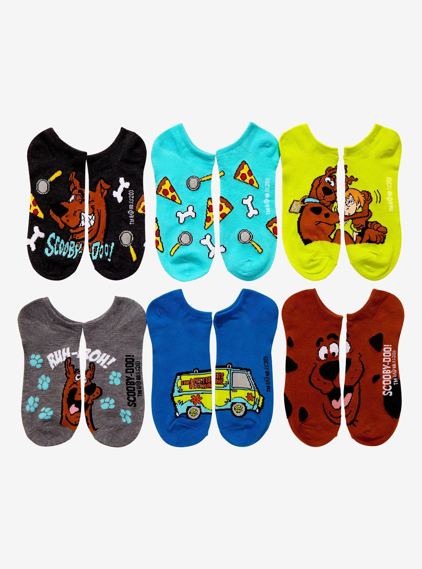 Scooby-Doo! Icons No-Show Socks 6 Pair, , alternate
