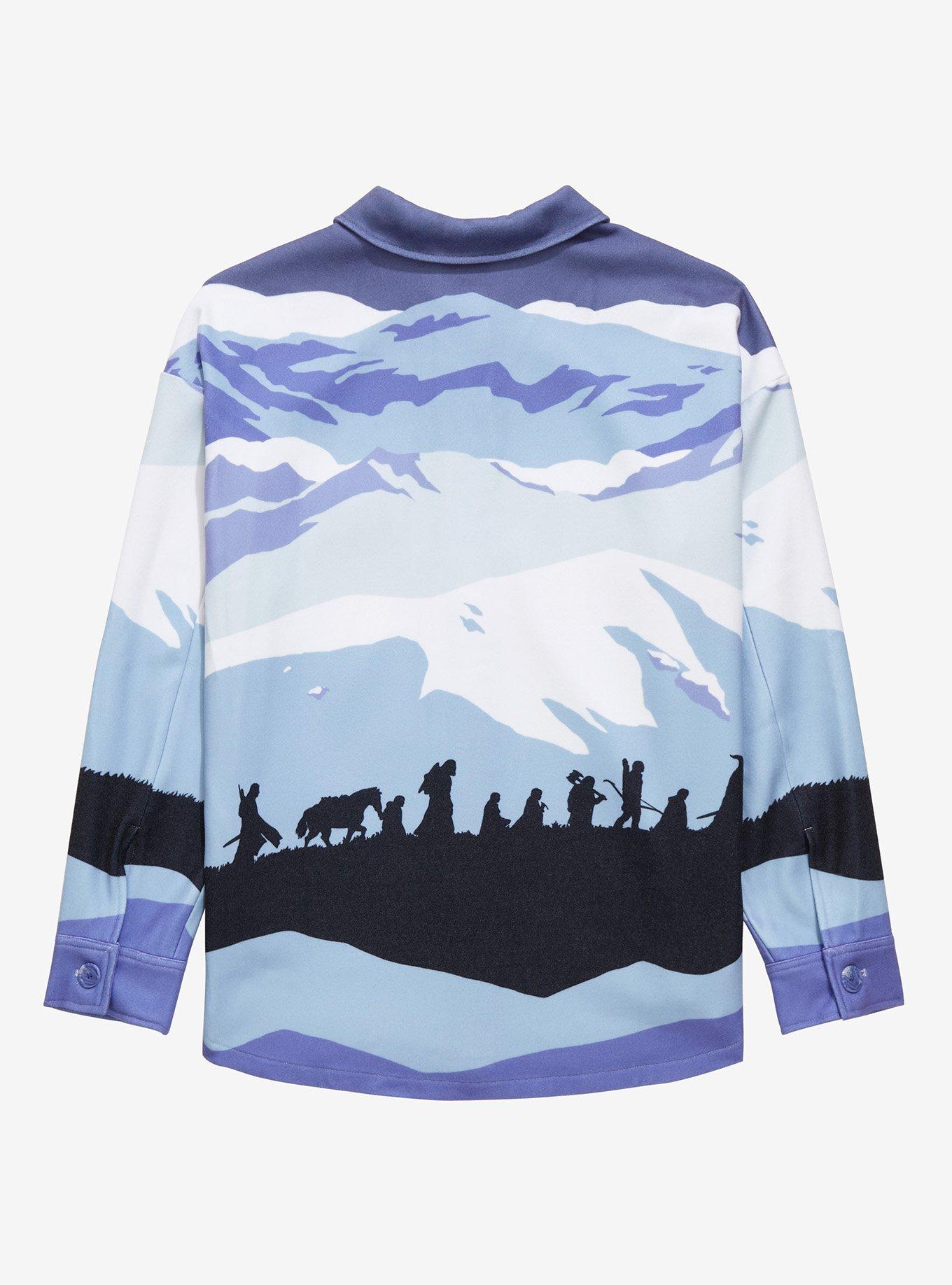 The Lord of the Rings Fellowship Group Scenic Portrait Polar Fleece Jacket - BoxLunch Exclusive, MULTI, alternate