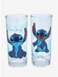 Disney Lilo & Stitch Blue Ohana Stitch Glass Cup Set, , alternate