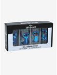 Disney Lilo & Stitch Blue Ohana Stitch Glass Cup Set, , alternate