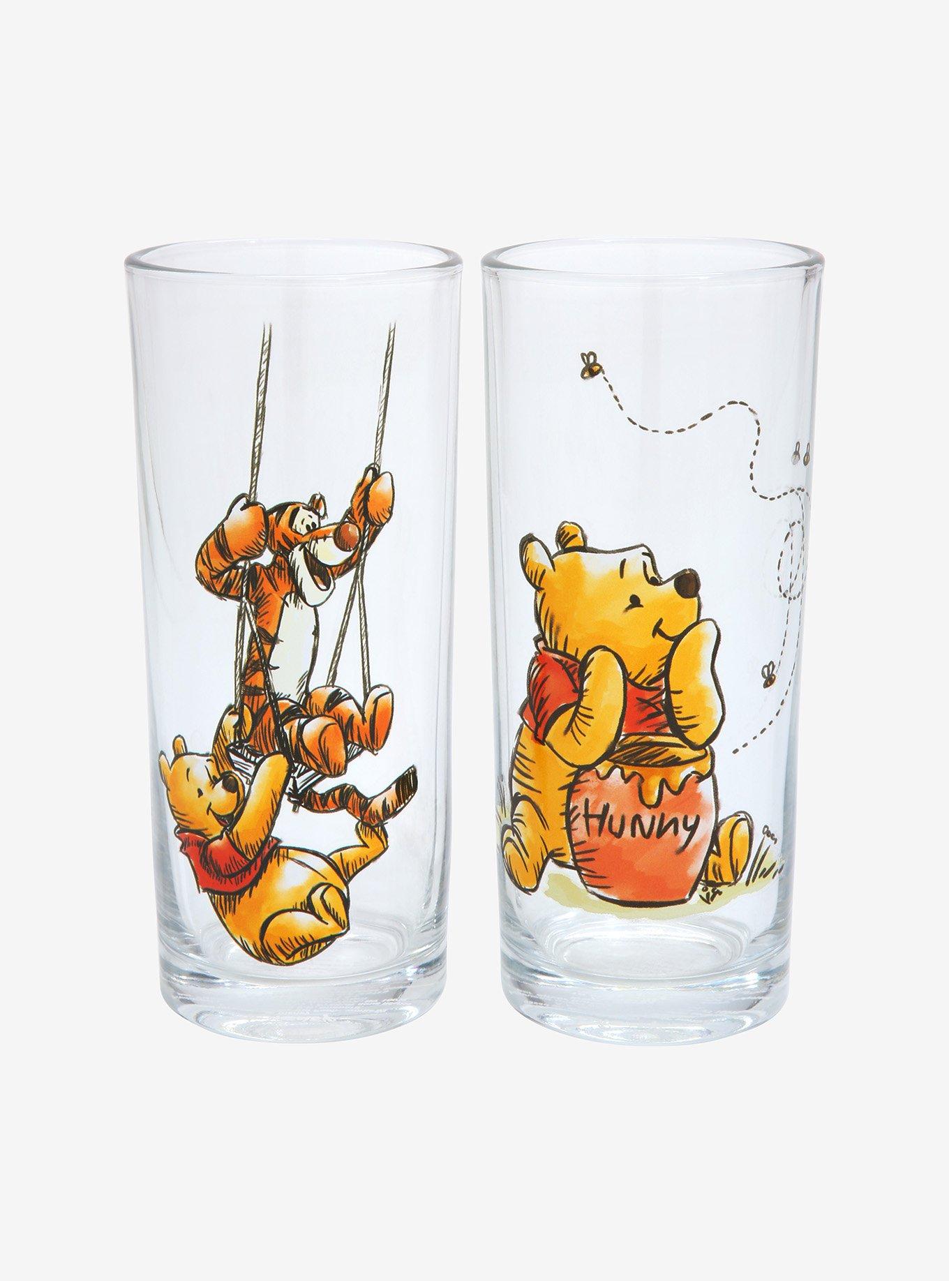 Disney Winnie The Pooh Glass Cup Set, , alternate