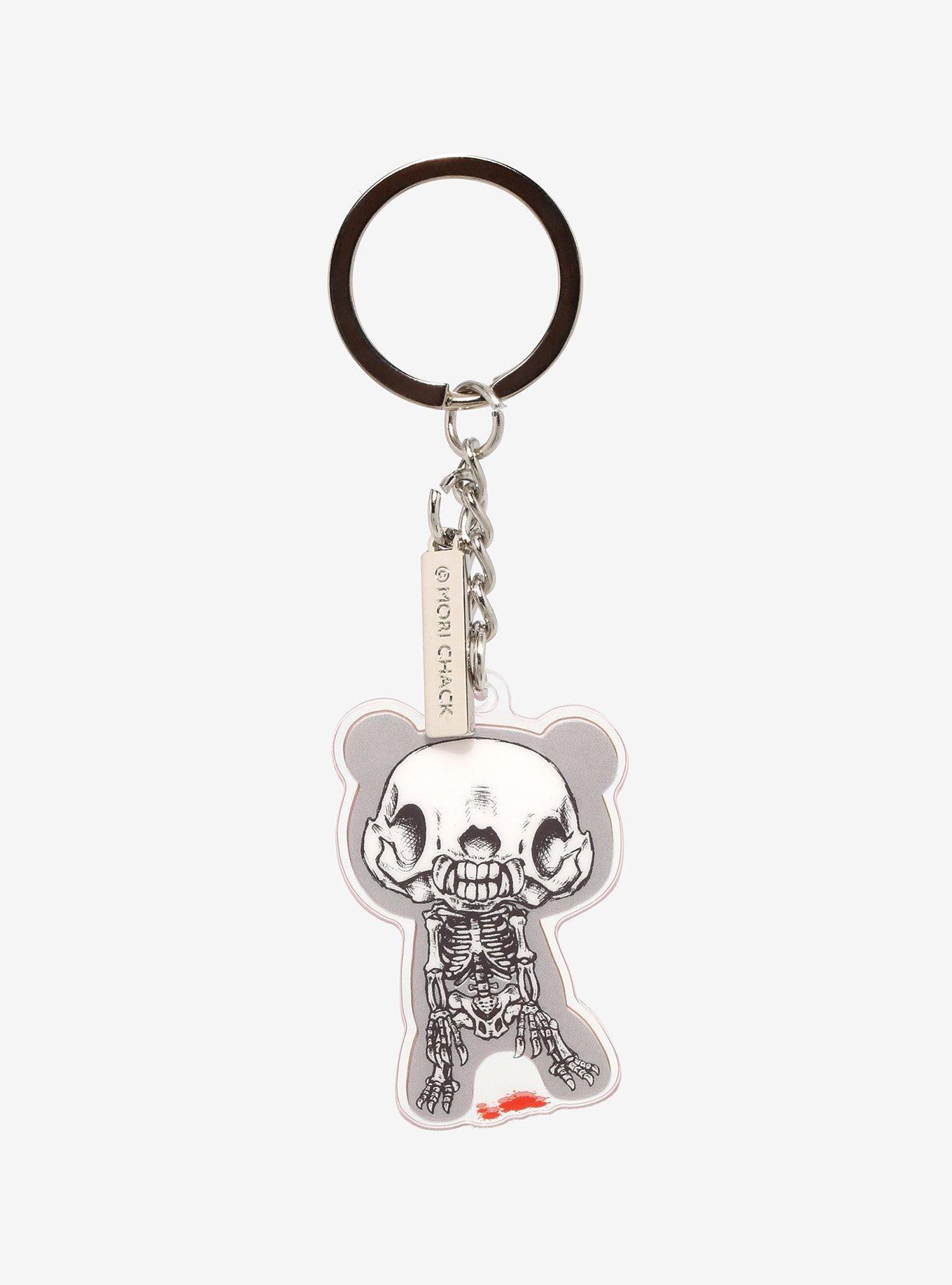 Gloomy Bear Skeleton Key Chain, , alternate