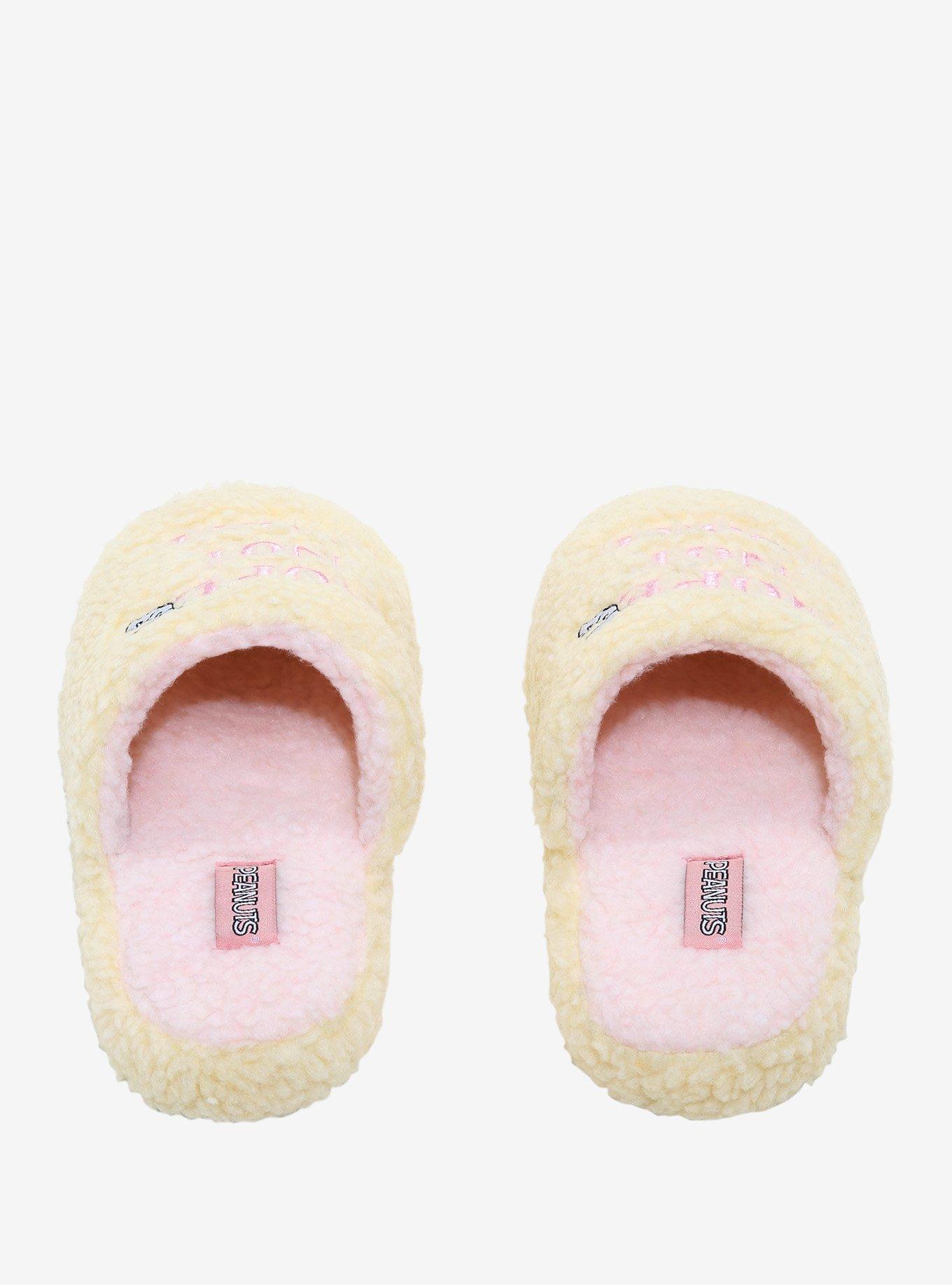 Peanuts Nope, Not Today Plush Slippers, MULTI, alternate