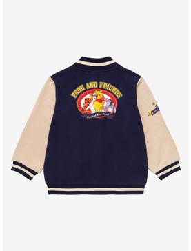 Disney Winnie the Pooh Pooh & Friends Toddler Varsity Jacket - BoxLunch Exclusive, , hi-res