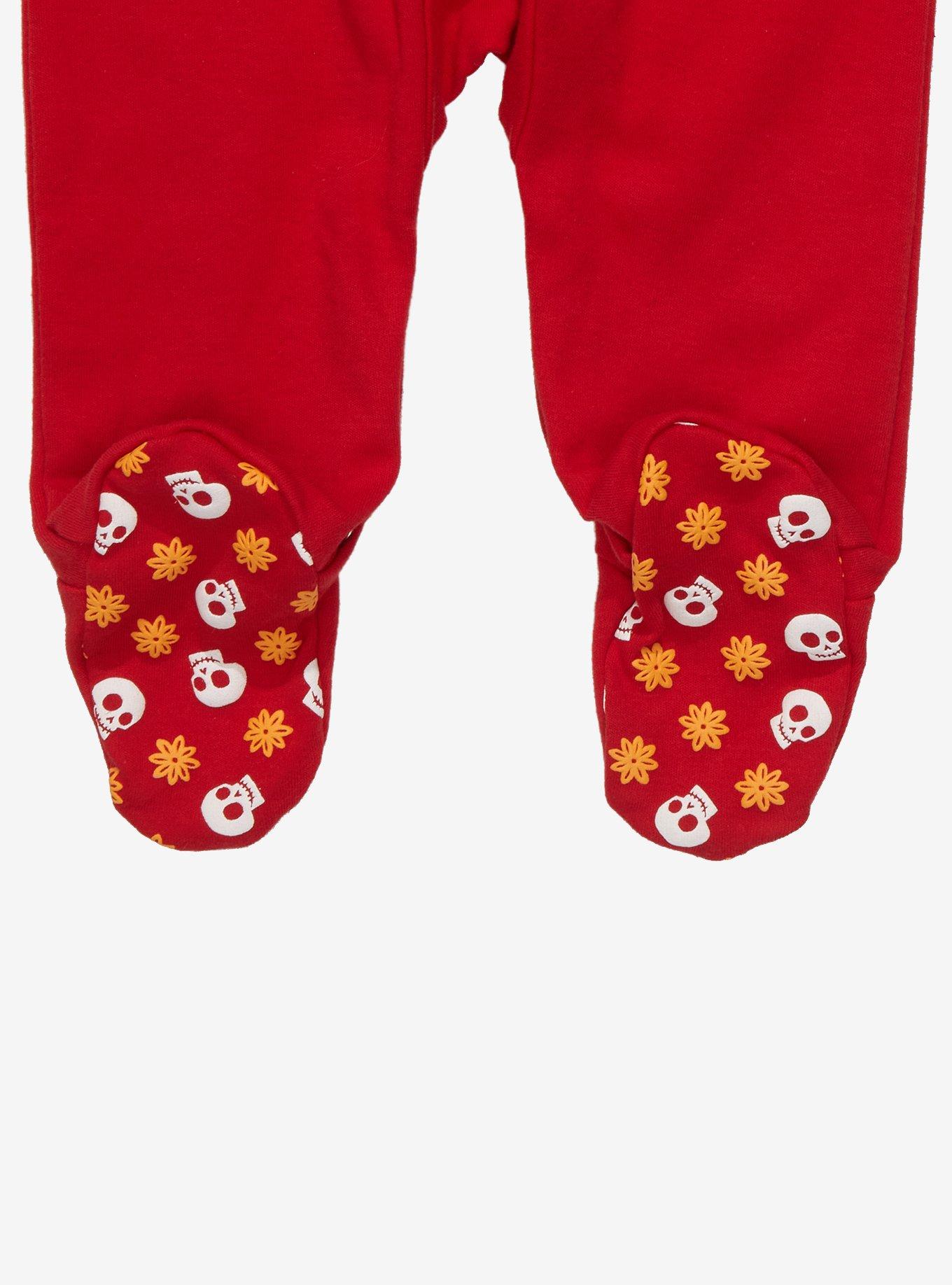 Disney Pixar Coco Miguel&rsquo;s Hoodie Replica Hooded Infant One-Piece - BoxLunch Exclusive , RED, alternate