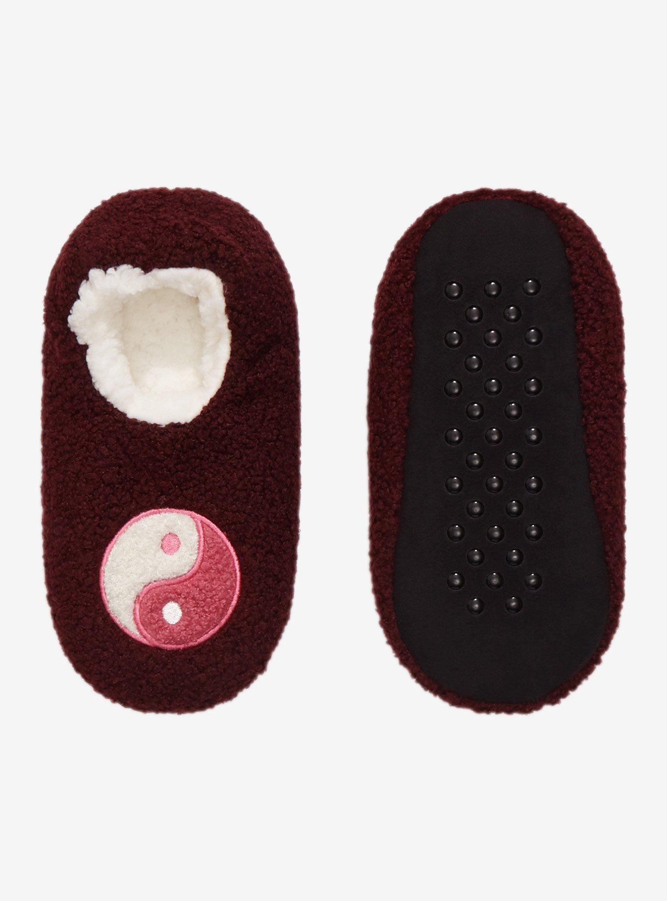 Yin-Yang Cozy Slippers, , alternate