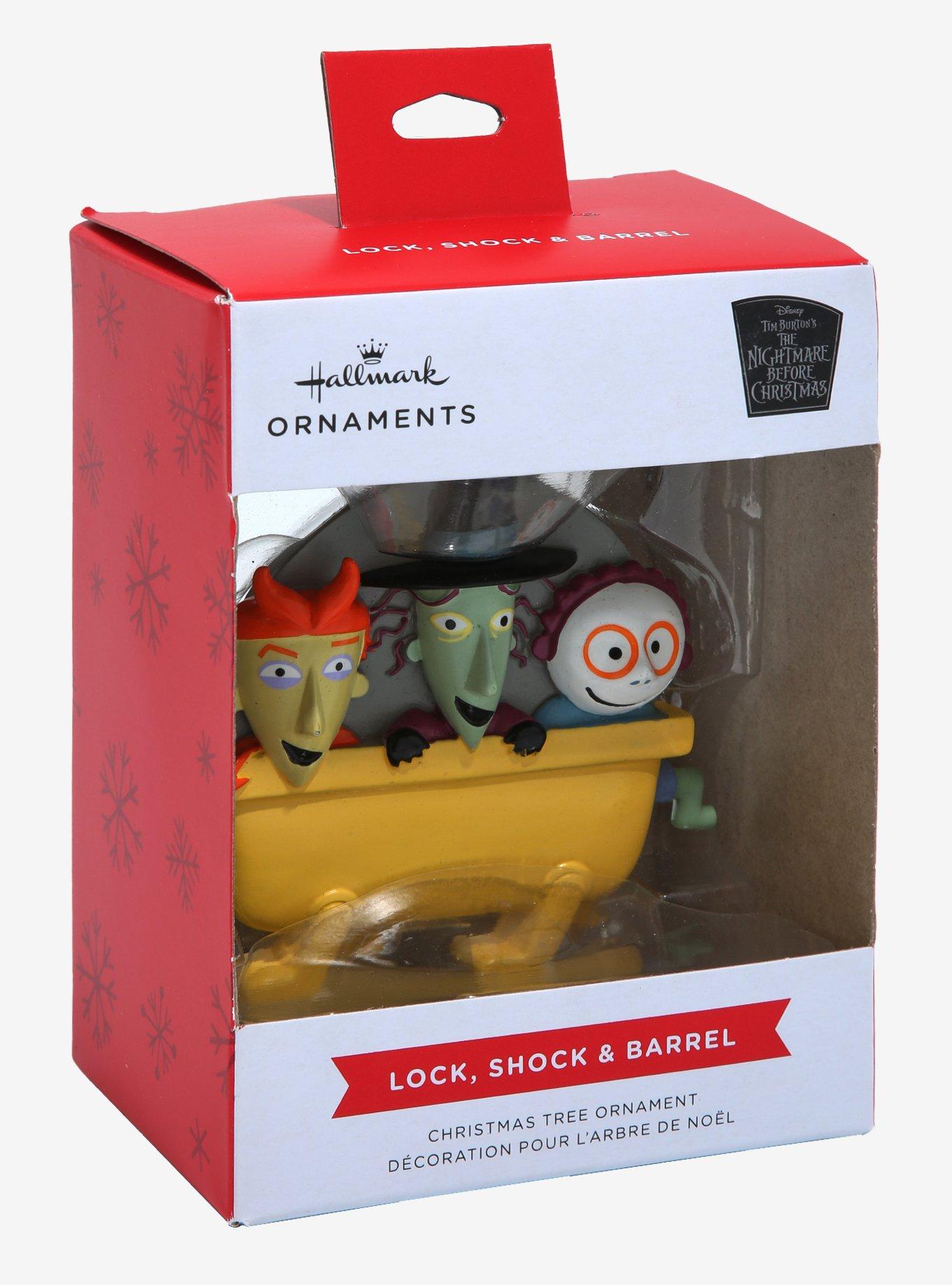 Hallmark The Nightmare Before Christmas Lock Shock & Barrel Ornament, , alternate