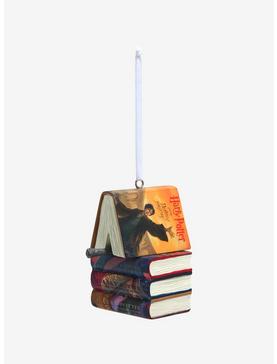 Hallmark Harry Potter Stacked Books With Wand Ornament, , hi-res