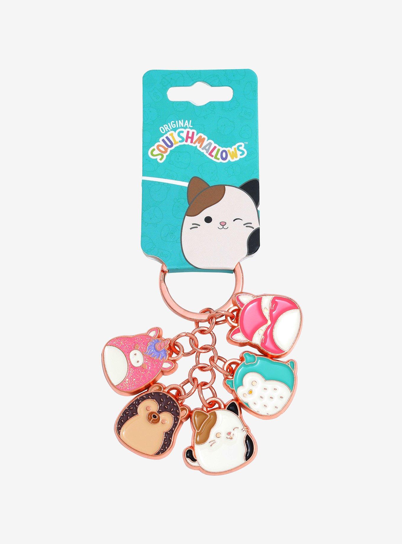 Squishmallows Multi-Charm Keychain - BoxLunch Exclusive, , alternate