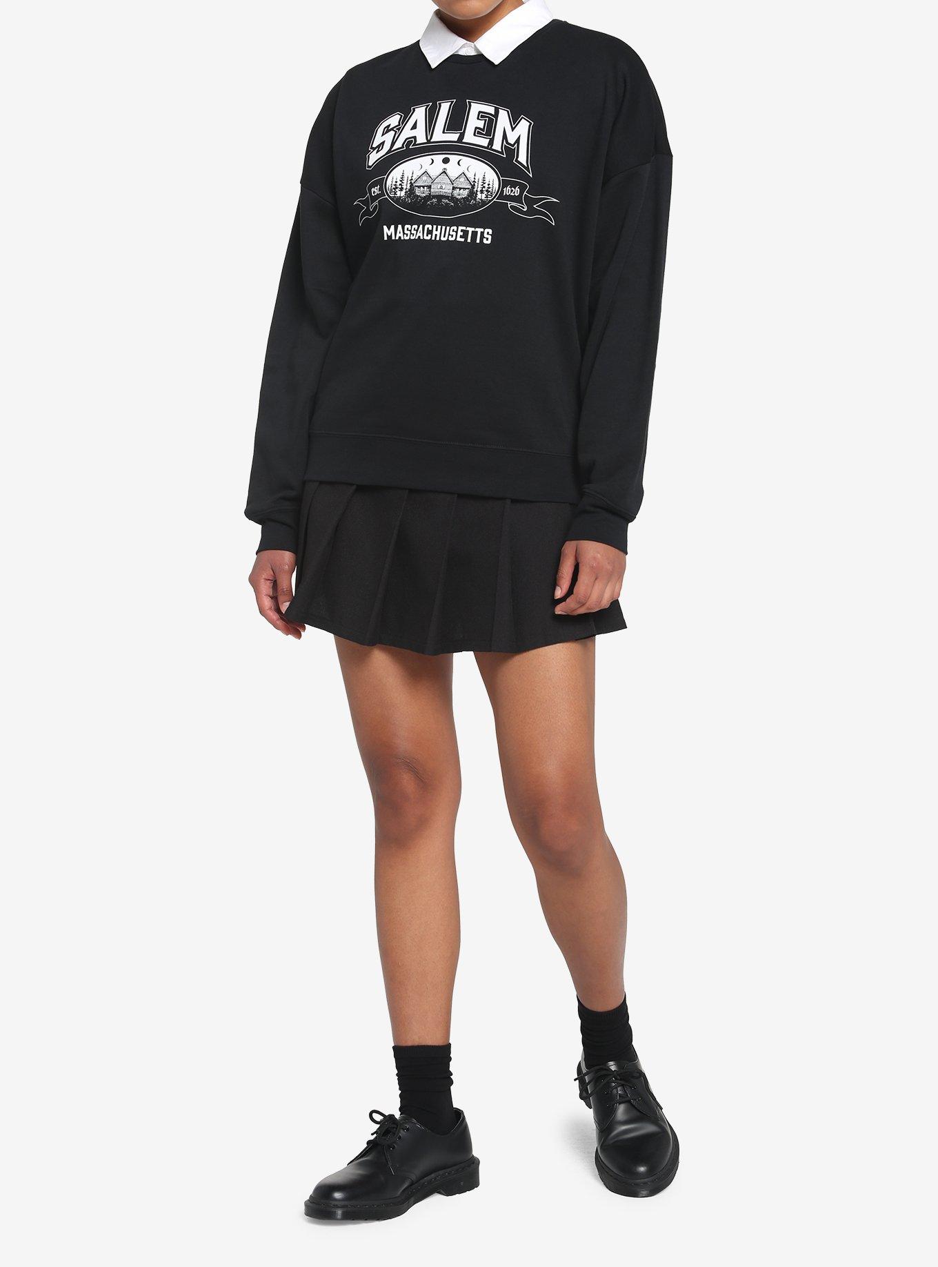 Salem House Girls Sweatshirt, BLACK, alternate