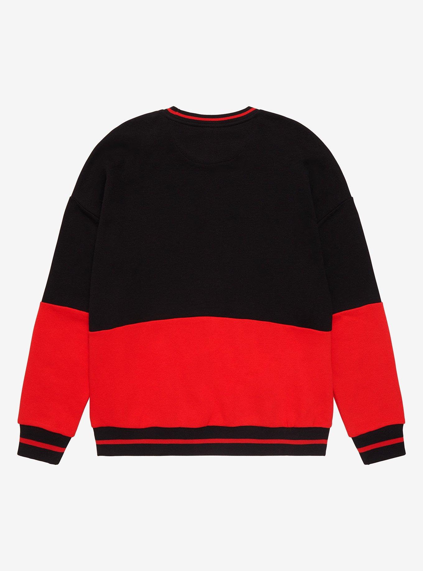 Disney One Hundred and One Dalmatians Cruella de Vil Panel Crewneck - BoxLunch Exclusive , MULTI, alternate