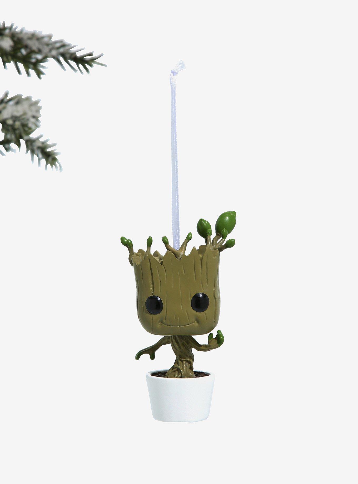 Hallmark Funko Pop Marvel Guardians of the Galaxy GROOT Pot Christmas  ornament 