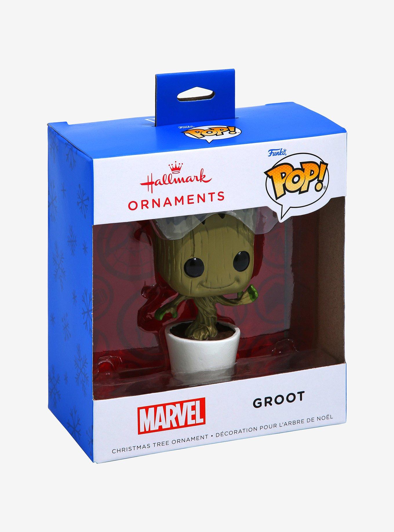 Hallmark Funko Marvel Guardians Of The Galaxy Pop! Groot Ornament, , alternate