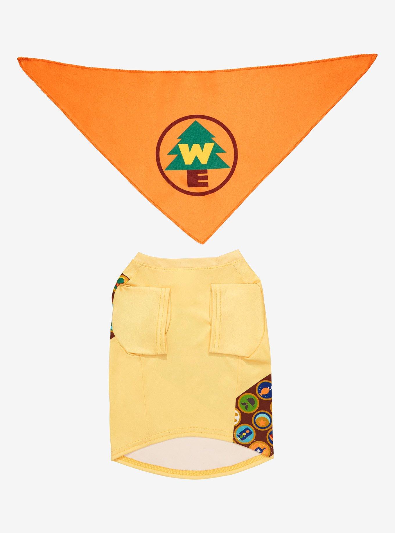 Disney Pixar Up Wilderness Explorers Pet T-Shirt and Bandana Set, MULTI, alternate